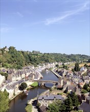 The Old Port, Dinan, Brittany, France