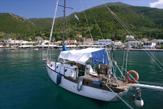 Yacht, Sami, Kefalonia, Greece