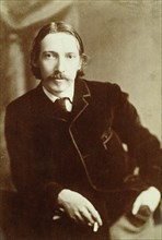 Robert Louis Stevenson, Scottish author, c1870-1894. Artist: Unknown