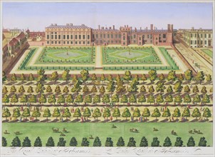 St James's Palace, London, 1730. Artist: Johannes Kip