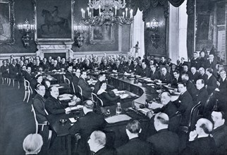 The St James's Palace Conference, London, 19th March 1936. Artist: Unknown