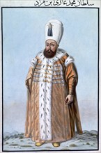 Mehmed III, Ottoman Emperor, (1808). Artist: Unknown