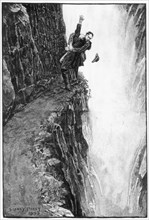 The Death of Sherlock Holmes', 1893. Artist: Sidney E Paget