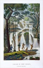 Waterfall of Port Praslin, New Ireland, 19th century. Artist: Unknown