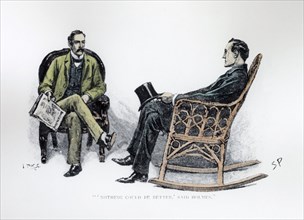 ''Nothing could be Better'' said Holmes', 1893. Artist: Sidney E Paget