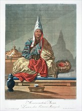 'Lama of the Mongolian Tartars', 19th century. Artist: Jegor Scotnikoff
