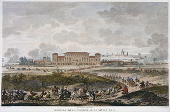 The Battle of La Favorite, Italy, 25 Nivose, Year 5 (January 1797). Artist: Jean Duplessis-Bertaux