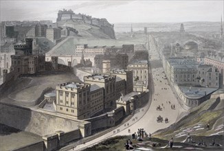 Edinburgh, from Calton Hill, 1829. Artist: William Daniell