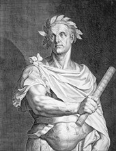 Julius Caesar, Roman soldier and statesman, (c1590-1629). Artist: Aegidius Sadeler II