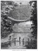 Crossing the Lulindi, Verney Lovett Cameron (1844-94) Artist: Unknown