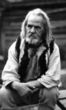 Elderly man, Bistrita Valley, Moldavia, north-east Romania, c1920-c1945. Artist: Adolph Chevalier