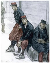 'The Prisoners', 1916. Artist: Louis Raemaekers