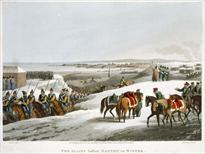 'The Allies before Dantzic in Winter', 1818. Artist: Matthew Dubourg