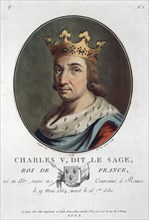 Charles V, known as 'the Wise', King of France, (1789). Artist: Marie Jeanne Louise Francoise Suzanne Champion de Cernel