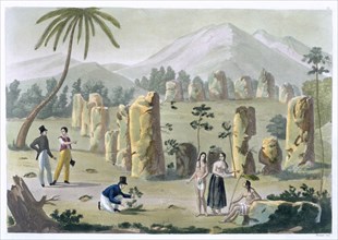 'House of the Ancients, Island of Tinian', c1820-1839. Artist: G Bramati