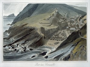 'Port Looe, Cornwall', 1814-1825. Artist: William Daniell
