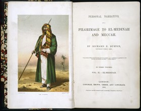 Personal Narrative of a Pilgrimage to El-Medinah and Meccah by Richard Burton, 1855. Artist: Unknown