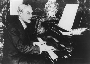 Maurice Ravel (1875-1937), French composer and pianist, early 20th century. Artist: Unknown