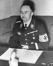 Heinrich Himmler (1900-1945), German politician, c1930s. Artist: Unknown