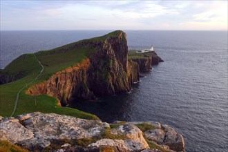 Neist Point Lighthouse, Isle of Skye, Highland, Scotland.
