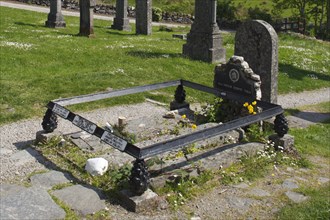 Rob Roy's grave at Balquhidder Parish Church, Stirling, Scotland.