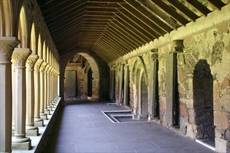 Cloisters of Iona Abbey, Argyll and Bute, Scotland.