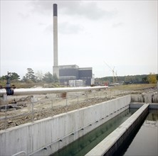 Oskarshamn nuclear power plant, Sweden, 1971. Artist: Göran Algård