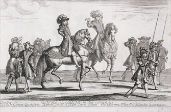 The coronation of King Charles XI (Karl XI) of Sweden, 1675. Artist: Unknown
