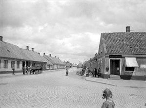 Street in Landskrona, Sweden, c1925. Artist: Unknown