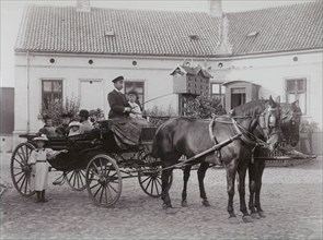 Mr Abrahamsson, the wholesale dealer, and his family, Landskrona, Sweden, 1910s. Artist: Unknown