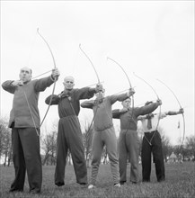 Archers, Landskrona, Sweden, 1954. Artist: Unknown