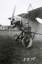 Enoch Thulin, Swedish aviator, Landskrona, Sweden, 1915. Artist: Unknown
