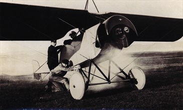 Thulin D aeroplane, Landskrona, Sweden, 1916. Artist: Unknown