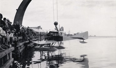 Thulin G seaplane, Landskrona, Sweden, c1917. Artist: Unknown