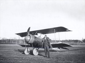 Thulin NA biplane, Landskrona, Sweden, 1919. Artist: Unknown
