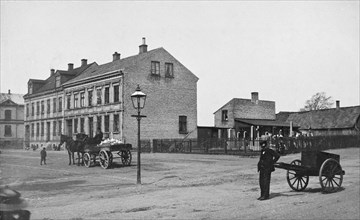 Street scene, Landskrona, Sweden, 1900. Artist: Borg Mesch