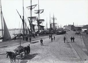 The harbour, Landskrona, Sweden, c1900. Artist: Unknown