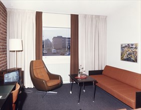 Hotel room, Skövde, Sweden, 1971. Artist: Torkel Lindeberg