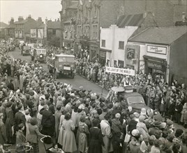 Festival of Britain celebrations, Baker Street, Hucknall, Nottinghamshire, 1951. Artist: Unknown