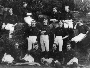 Nottingham Forest Football Club team photograph, 1884-1885. Artist: Unknown
