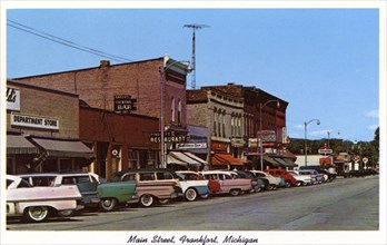Main Street, Frankfort, Michigan, USA, 1959. Artist: Unknown