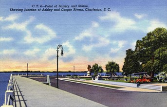 Battery Park, Charleston, South Carolina, USA, 1940. Artist: Unknown
