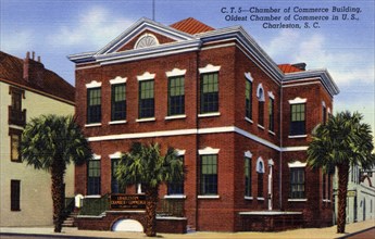 Chamber of Commerce building, Charleston, South Carolina, USA, 1940. Artist: Unknown
