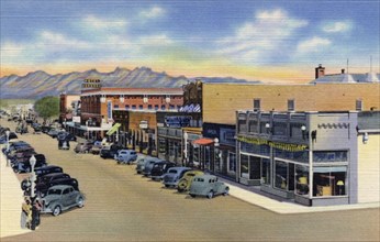 Main Street, Clovis, New Mexico, USA, 1940. Artist: Unknown