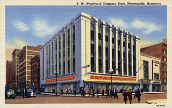 FW Woolworth Company Store, Minneapolis, Minnesota, USA, 1940. Artist: Unknown