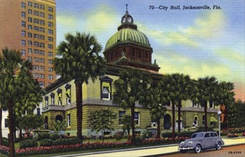 City Hall, Jacksonville, Florida, USA, 1940. Artist: Unknown