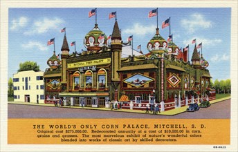 'The World's Only Corn Palace, Mitchell, South Dakota', USA, 1940. Artist: Unknown