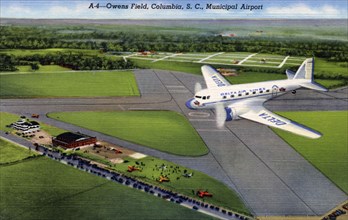 Owens Field, South Carolina Municipal Airport, Columbia, South Carolina, USA, 1940. Artist: Unknown