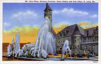 Aloe Plaza, St Louis, Missouri, USA, 1941. Artist: Unknown