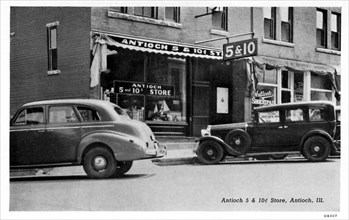 Antioch 5 & 10 Cent Store, Antioch, Illinois, USA, 1940. Artist: Unknown